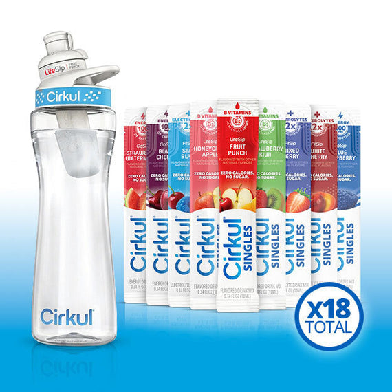 22oz. Plastic Bottle & GoSip® Black Cherry A9